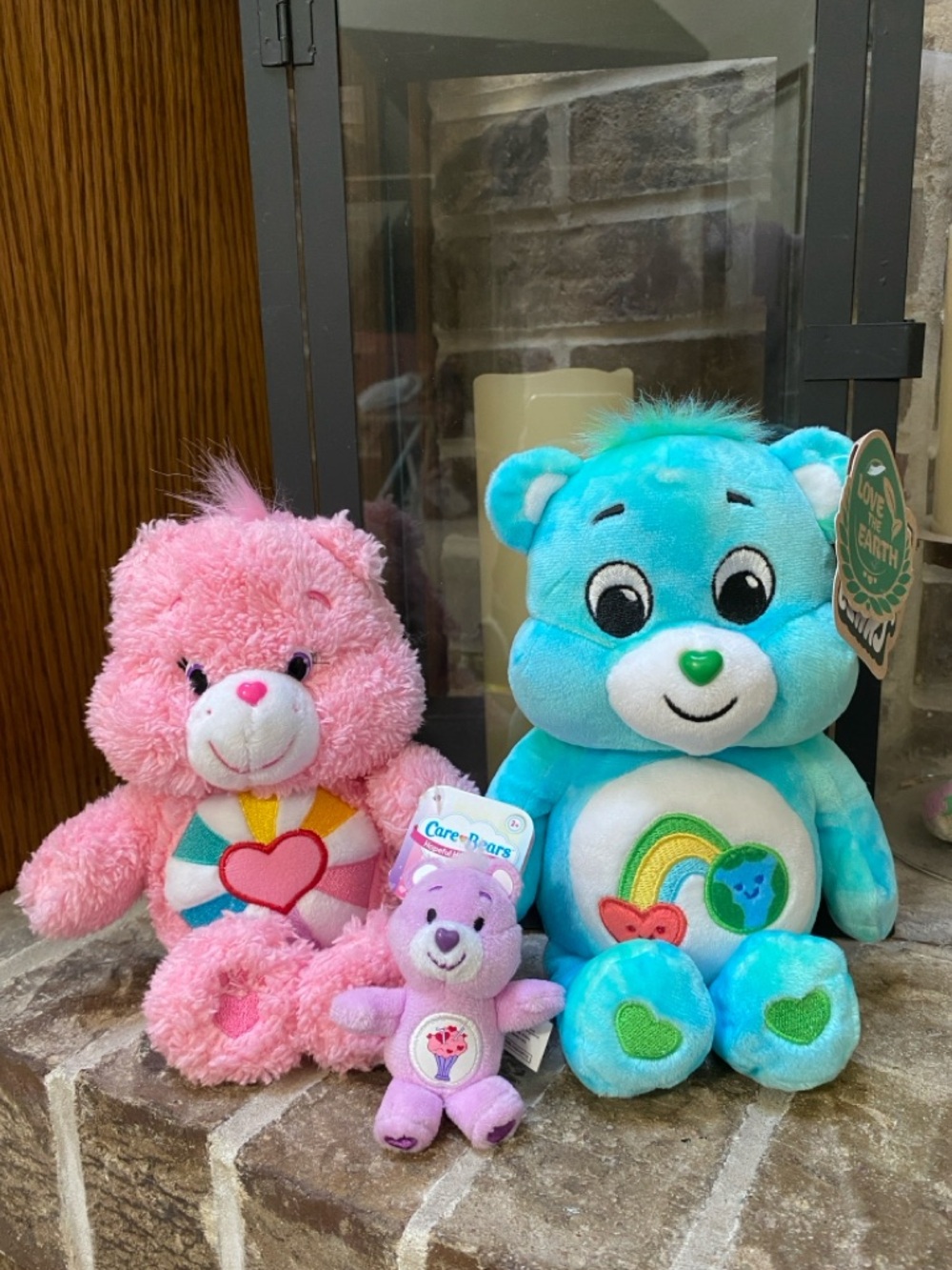 NWT CARE BEARS COLLECTION Plush Toy Bundle - Pink & Teal Care Bears